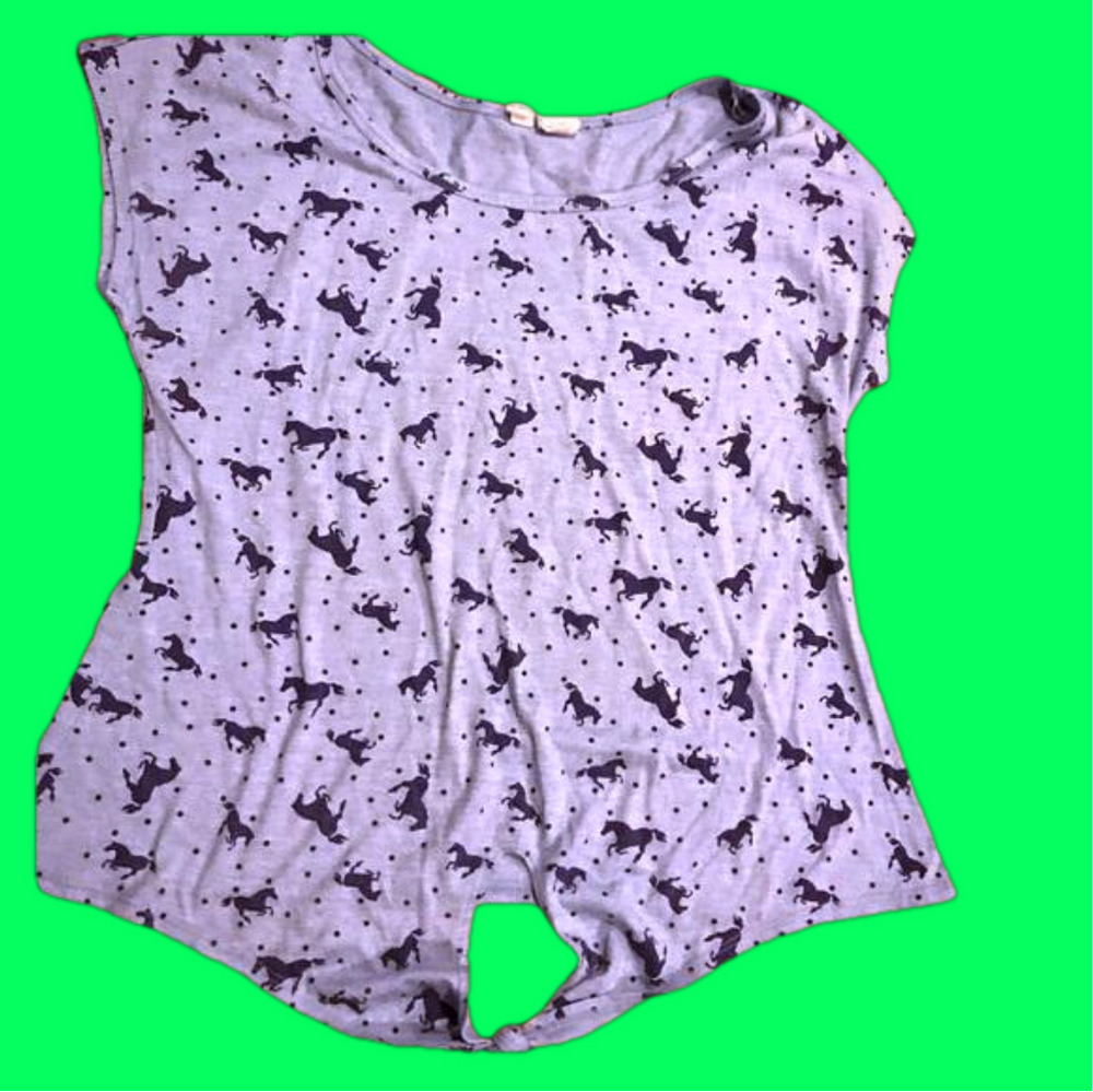 6/$20 RED Camel tie crop top